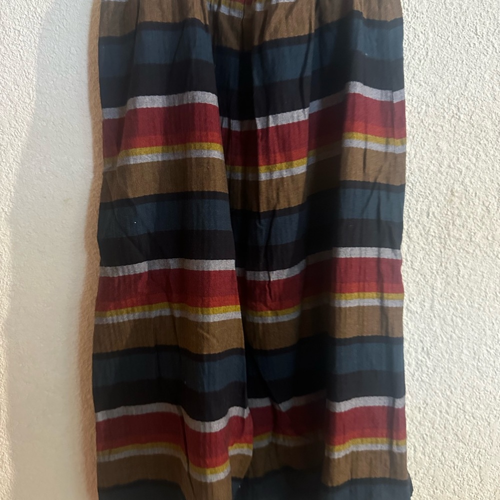 Old Navy Striped Maxi Skirt - Black, Red, Brown